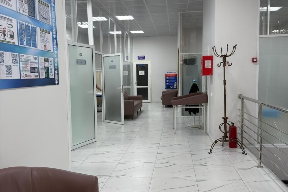 Снимок клиники, приём в городе Астана