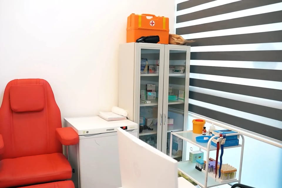 Photograph of the clinic, appointment in the city of Almaty