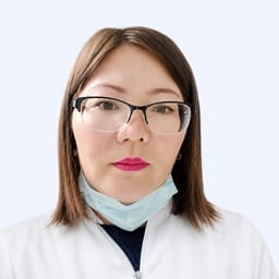 Portrait photo of a doctor, appointment in the city of Astana