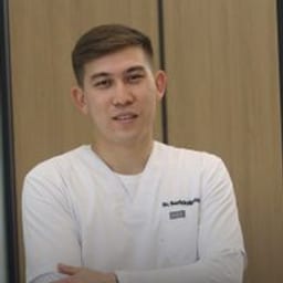 Portrait photo of a doctor, appointment in Astana