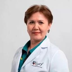 Portrait photo of a doctor, appointment in the city of Almaty