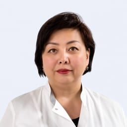 Portrait photograph of a doctor, appointment in the city of Almaty