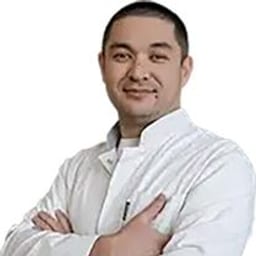 Portrait photo of a doctor, appointment in Almaty