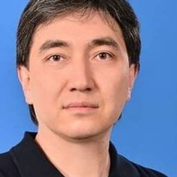 Portrait photo of a doctor, appointment in the city of Almaty