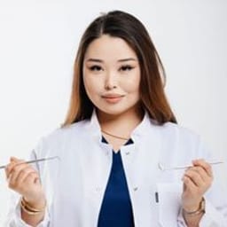 Portrait photo of a doctor, appointment in the city of Astana