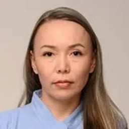 Portrait photo of a doctor, appointment in the city of Astana