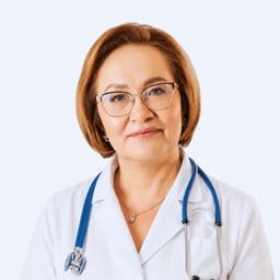 Portrait photo of a doctor, appointment in Astana