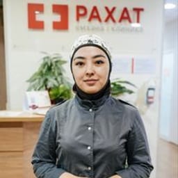 Portrait photo of a doctor, appointment in the city of Almaty