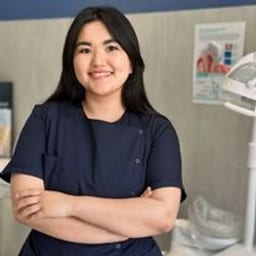 Portrait photo of a doctor, appointment in Astana