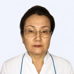 Portrait photo of a doctor, appointment in the city of Almaty