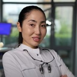 Portrait photo of a doctor, appointment in the city of Astana