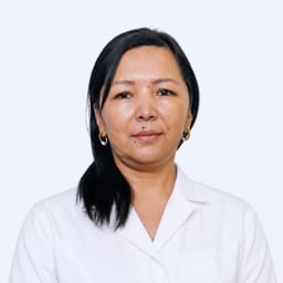Portrait photo of a doctor, appointment in the city of Almaty