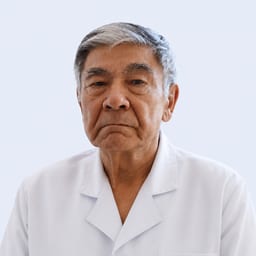 Portrait photograph of a doctor, appointment in the city of Almaty