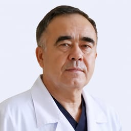Portrait photo of a doctor, appointment in the city of Almaty