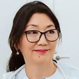 Portrait photo of a doctor, appointment in Astana