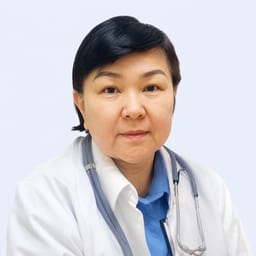 Portrait photograph of a doctor, appointment in the city of Astana