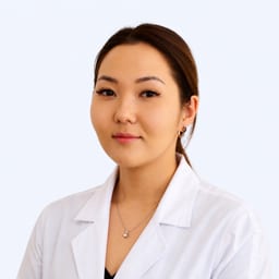 Portrait photo of a doctor, appointment in Almaty