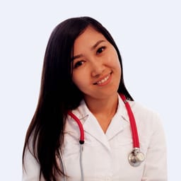 Portrait photo of a doctor, appointment in Almaty