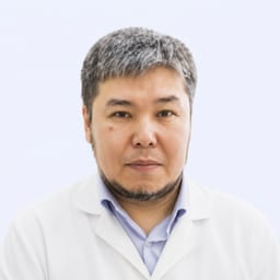 Portrait photo of a doctor, appointment in Astana