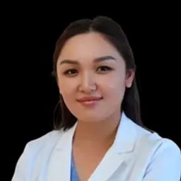Portrait photo of a doctor, appointment in the city of Astana