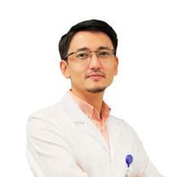 Portrait photograph of a doctor, appointment in the city of Almaty