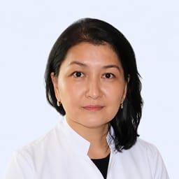 Portrait photo of a doctor, appointment in the city of Astana