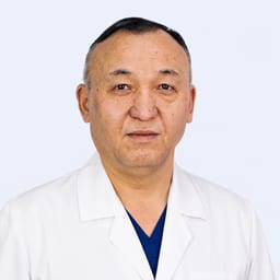 Portrait photo of a doctor, appointment in the city of Almaty Portrait photo of a doctor, appointment in the city of Almaty
