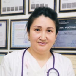 Portrait photo of a doctor, appointment in Almaty
