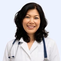 Portrait photo of a doctor, appointment in Astana
