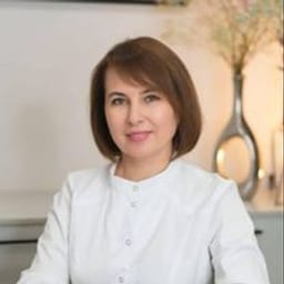 Portrait photo of a doctor, appointment in the city of Astana