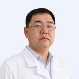 Portrait photo of a doctor, appointment in Almaty