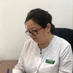 Portrait photo of a doctor, appointment in Almaty