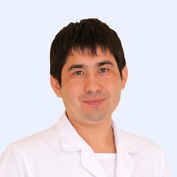 Portrait photo of a doctor, appointment in Almaty