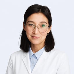 Portrait photo of a doctor, appointment in Almaty