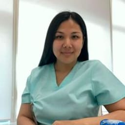 Portrait photo of a doctor, appointment in Astana