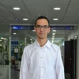 Portrait photo of a doctor, appointment in the city of Astana
