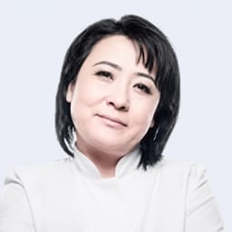 Portrait photo of a doctor, appointment in Astana