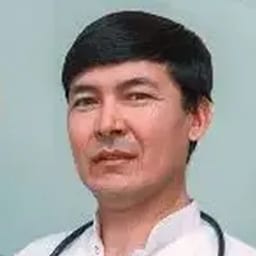 Portrait photo of a doctor, appointment in Astana
