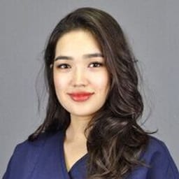 Portrait photo of a doctor, appointment in the city of Almaty