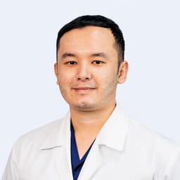 Portrait photo of a doctor, appointment in the city of Almaty Portrait photo of a doctor, appointment in the city of Almaty