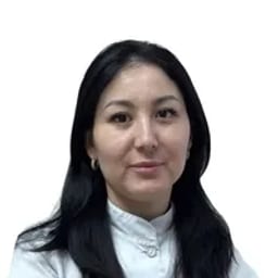 Portrait photo of a doctor, appointment in the city of Astana