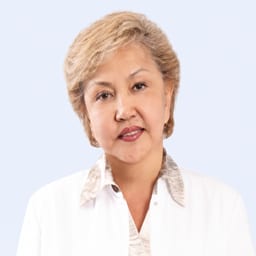 Portrait photo of a doctor, appointment in Astana