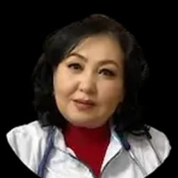 Portrait photo of a doctor, appointment in the city of Almaty