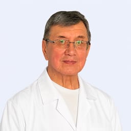 Portrait photo of a doctor, appointment in Almaty