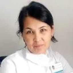 Portrait photo of a doctor, appointment in the city of Astana