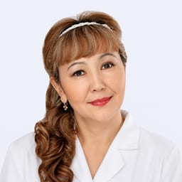 Portrait photo of a doctor, appointment in Astana