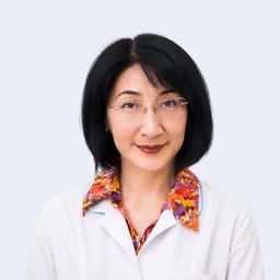 Portrait photo of a doctor, appointment in Astana
