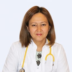 Portrait photo of a doctor, appointment in Almaty