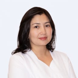 Portrait photo of a doctor, appointment in the city of Astana Portrait photo of a doctor, appointment in the city of Astana