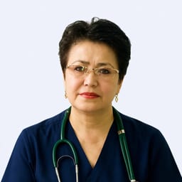 Портретный снимок врача, приём в городе Астана
